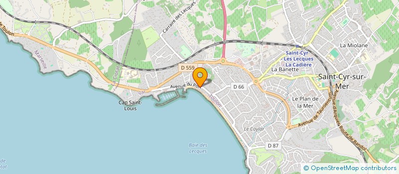 localisation de l'entreprise MATAFIO à SAINT-CYR-SUR-MER