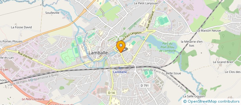 localisation de l'entreprise MATAGA 14 à LAMBALLE-ARMOR