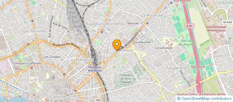 localisation de l'entreprise MATAGNE MONNIER  TOULOUSE