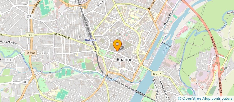 localisation de l'entreprise MATAHARI TIGA  ROANNE