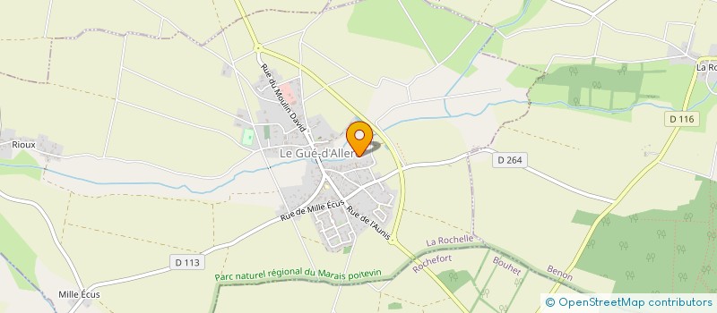 localisation de l'entreprise MATAHE  LE GUE-D'ALLERE