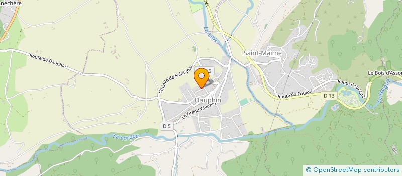 localisation de l'entreprise MATAIA à DAUPHIN