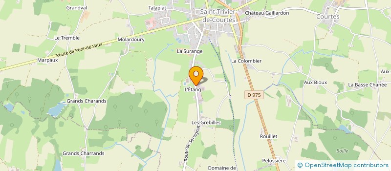 localisation de l'entreprise MATAIR à SAINT-TRIVIER-DE-COURTES