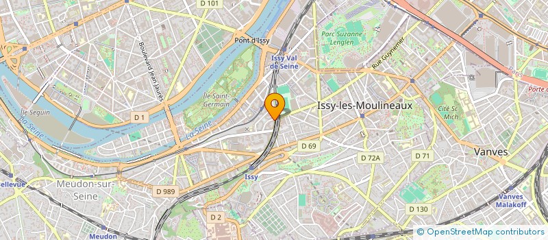 localisation de l'entreprise MATAKING à ISSY-LES-MOULINEAUX