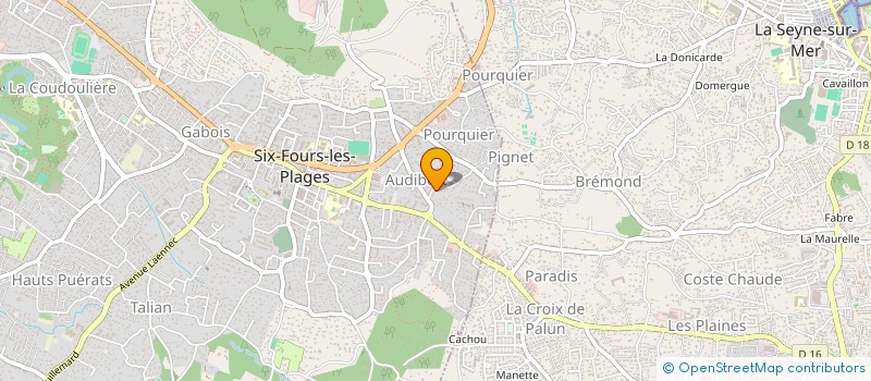 localisation de l'entreprise MATAM à SIX-FOURS-LES-PLAGES