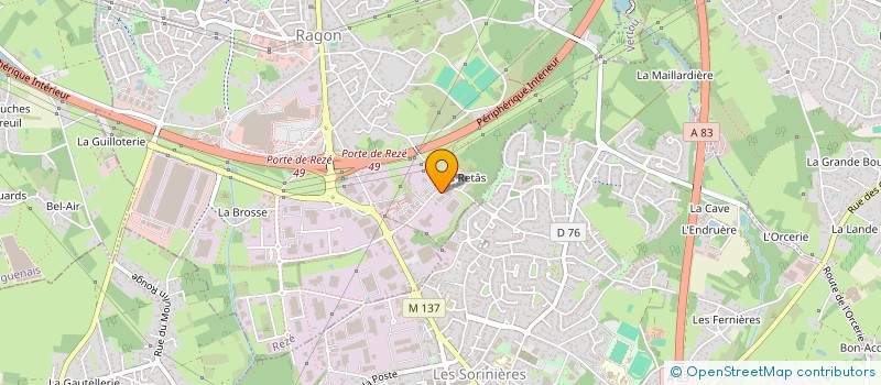 localisation de l'entreprise MATAMEX à REZE