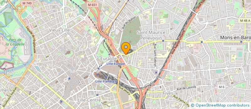 localisation de l'entreprise MATAMI à LILLE