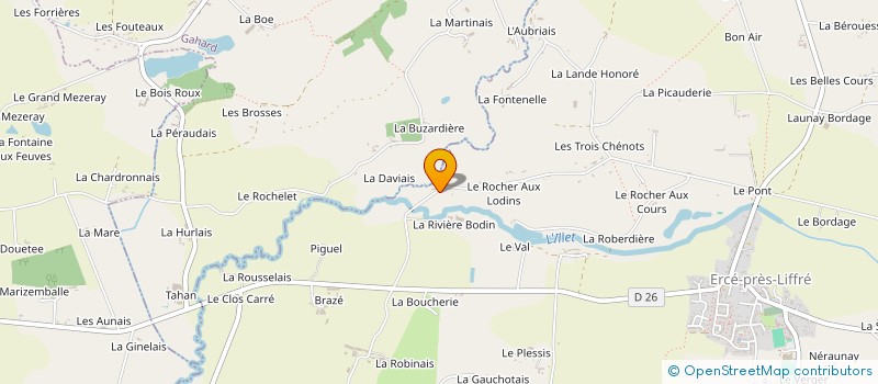 localisation de l'entreprise MATAN  ERCE-PRES-LIFFRE