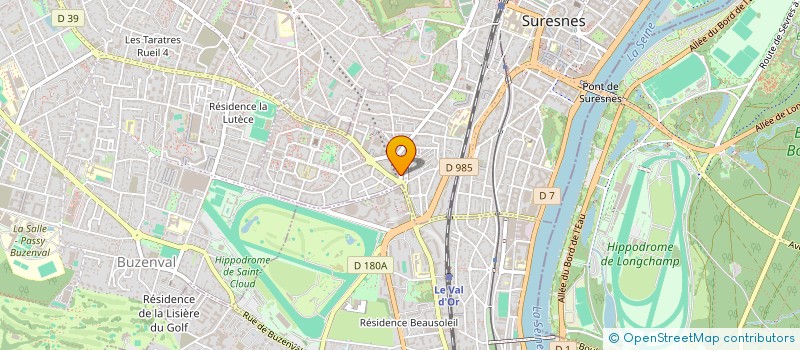 localisation de l'entreprise MATANA à SURESNES