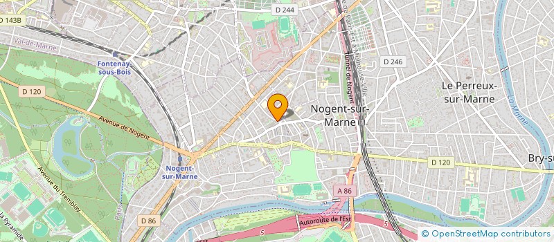 localisation de l'entreprise MATANA LAHAIM à NOGENT-SUR-MARNE