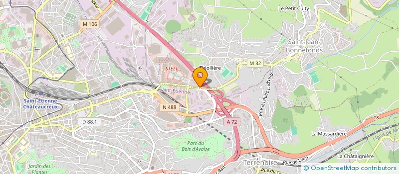 localisation de l'entreprise MATANLOU  SAINT-JEAN-BONNEFONDS