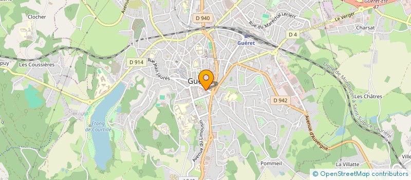 localisation de l'entreprise MATANMAX à GUERET