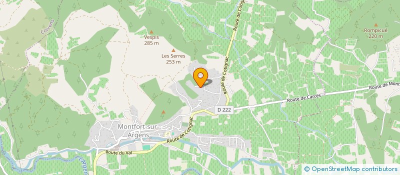 localisation de l'entreprise MATANNE  MONTFORT-SUR-ARGENS