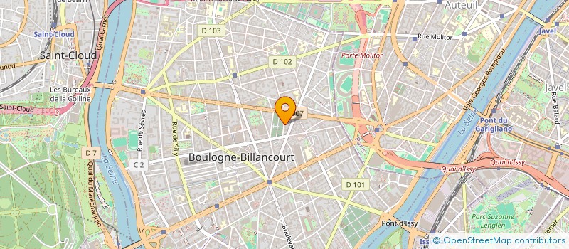 localisation de l'entreprise MATAO à BOULOGNE-BILLANCOURT