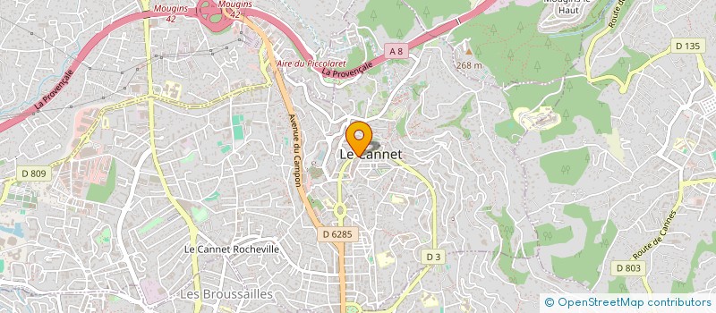 localisation de l'entreprise MATAROSA à LE CANNET