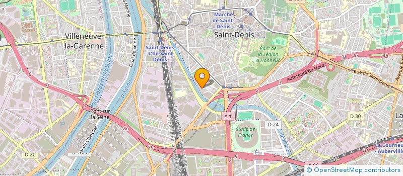 localisation de l'entreprise MATASA à SAINT-DENIS