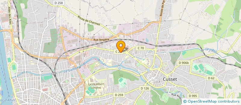 localisation de l'entreprise MATAURJB à CUSSET