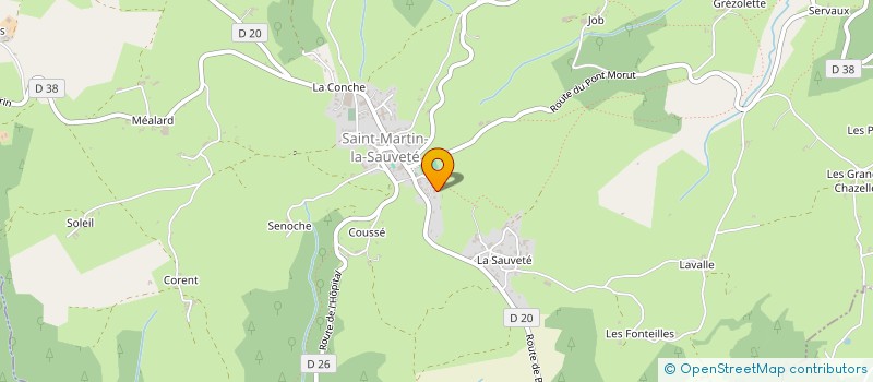 localisation de l'entreprise MATAXAR  SAINT-MARTIN-LA-SAUVETE