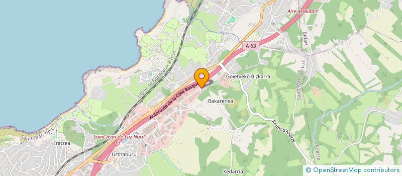 localisation de l'entreprise MATBAT-LUZ à SAINT-JEAN-DE-LUZ