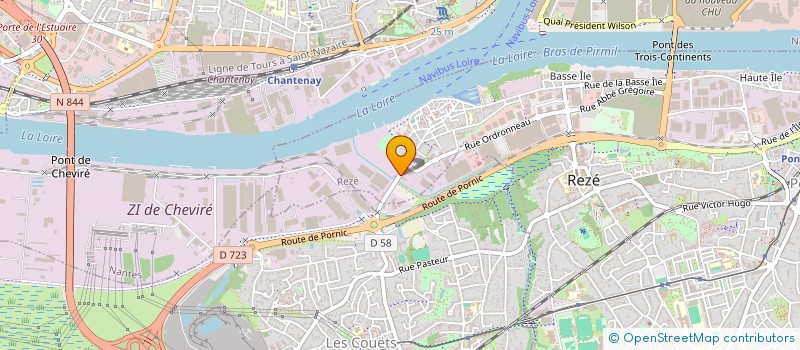 localisation de l'entreprise MATBETON à REZE