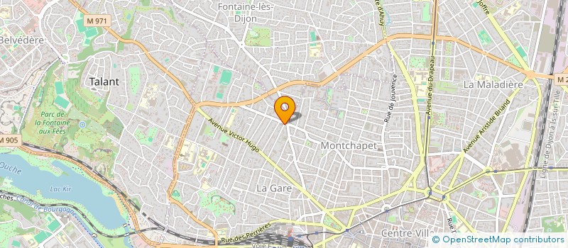 localisation de l'entreprise MATCA à DIJON