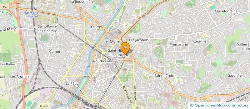 localisation de l'entreprise MATCH FINANCES à LE MANS