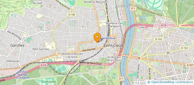 localisation de l'entreprise MATCH PLAY à SAINT-CLOUD