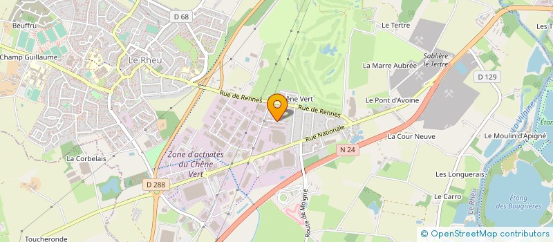 localisation de l'entreprise MATCH PRODUCTION CREATION  LE RHEU