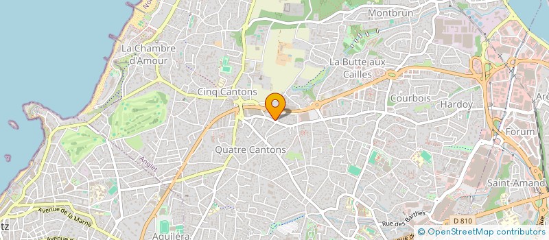 localisation de l'entreprise MATCHA  ANGLET