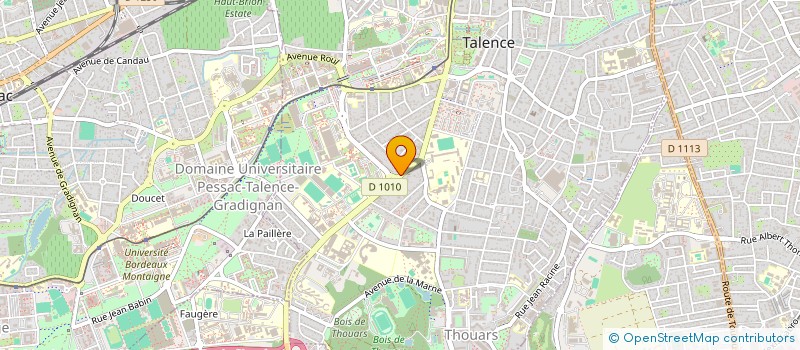 localisation de l'entreprise MATCHABLE à TALENCE