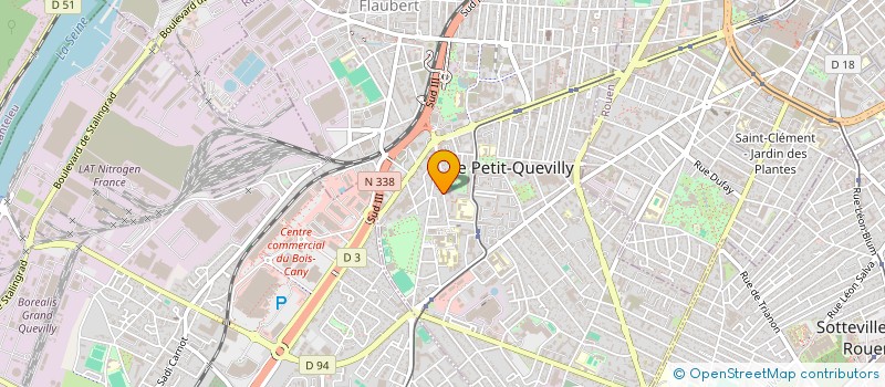 localisation de l'entreprise MATCHII  LE PETIT-QUEVILLY