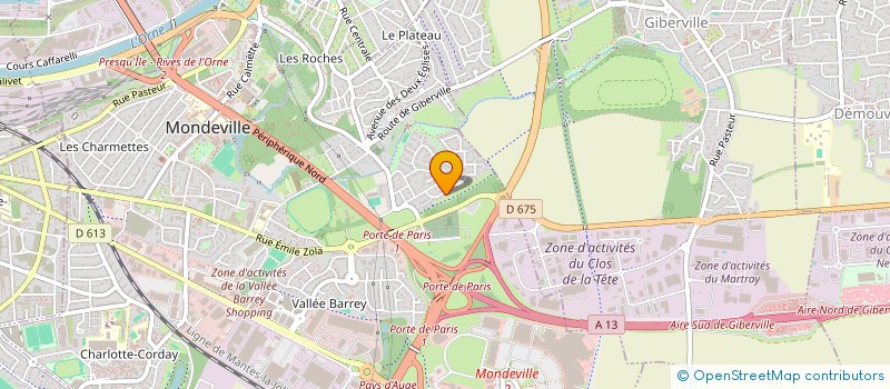 localisation de l'entreprise MATCHMABRAND  MONDEVILLE