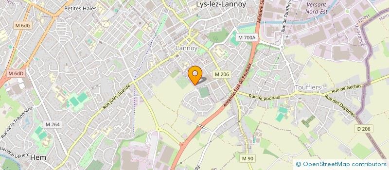 localisation de l'entreprise MATCHPAY  LYS-LEZ-LANNOY