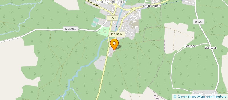 localisation de l'entreprise MATCINE  SAINT-SYMPHORIEN