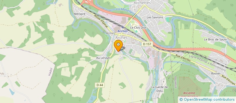 localisation de l'entreprise MATCLAIRE à ARCHES