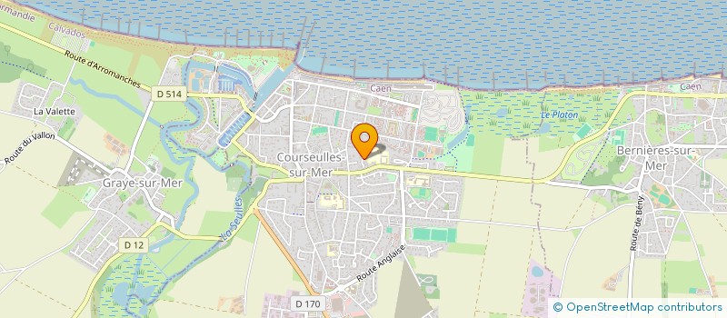 localisation de l'entreprise MATCO à COURSEULLES-SUR-MER