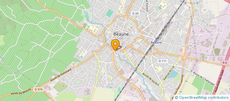localisation de l'entreprise MATCOM 5 à BEAUNE