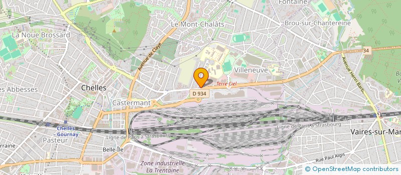 localisation de l'entreprise MATDEM  CHELLES