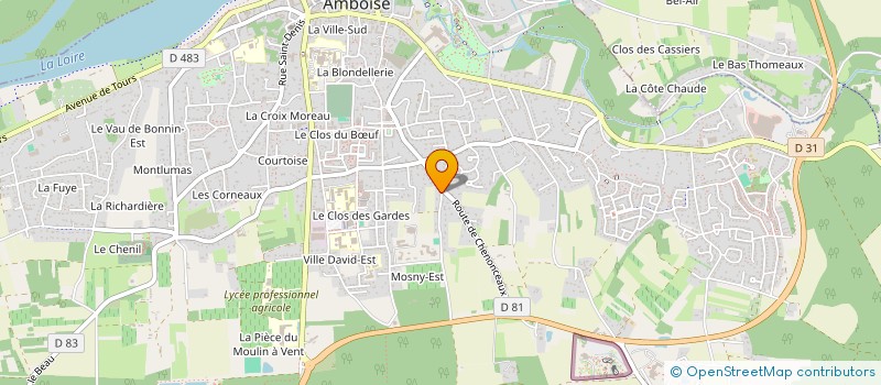 localisation de l'entreprise MATE  AMBOISE