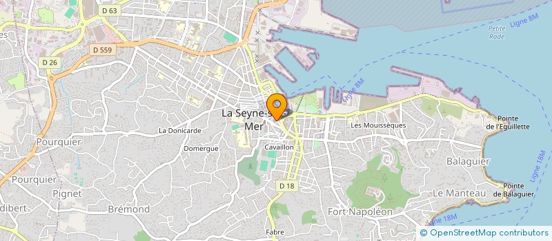 localisation de l'entreprise MATE à LA SEYNE-SUR-MER