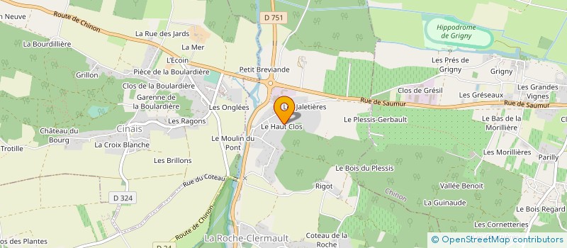 localisation de l'entreprise MATE  LA ROCHE-CLERMAULT