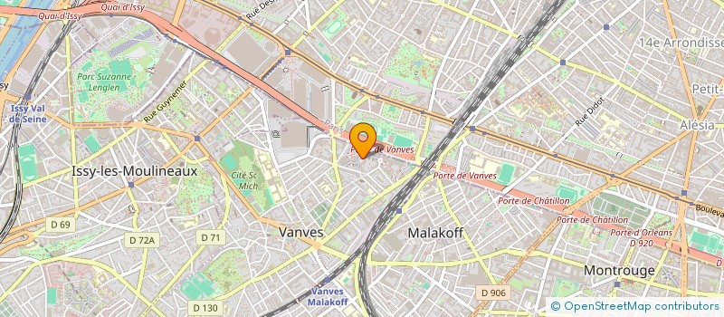 localisation de l'entreprise MATE à VANVES