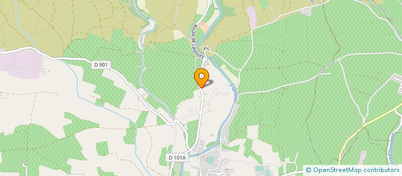 localisation de l'entreprise MATE DISTRIBUTION  CONQUES-SUR-ORBIEL