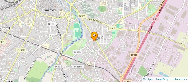 localisation de l'entreprise MATE'INVEST à CHARTRES
