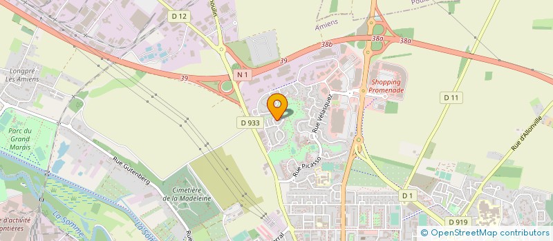 localisation de l'entreprise MATE OUTILLAGE FRANCE  AMIENS