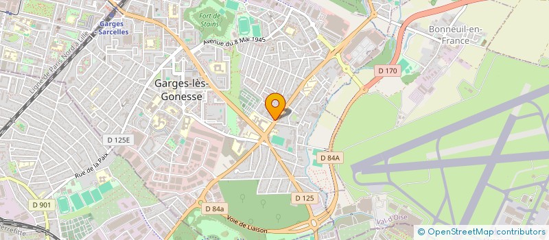 localisation de l'entreprise MATEAM  GARGES-LES-GONESSE