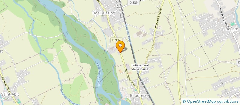 localisation de l'entreprise MATEAS  BOEIL-BEZING