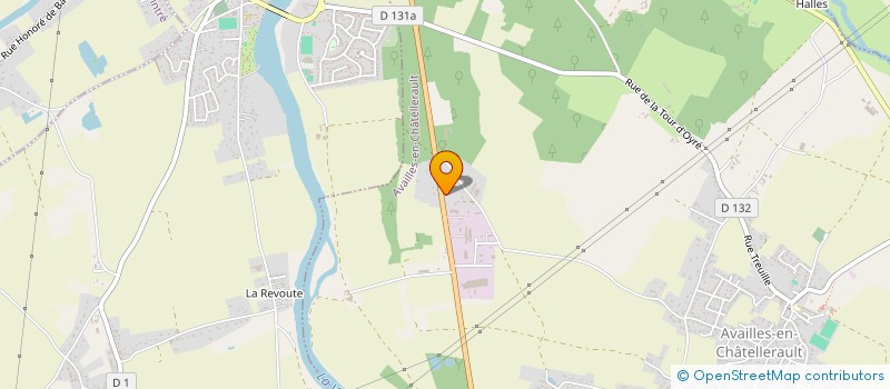 localisation de l'entreprise MATEBAT  AVAILLES-EN-CHATELLERAULT