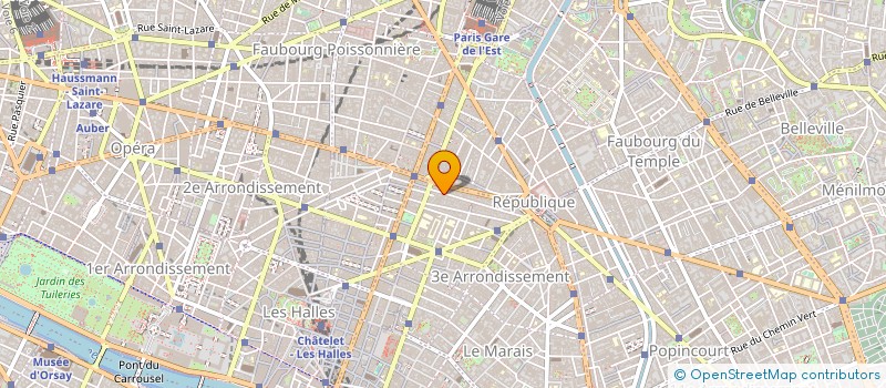 localisation de l'entreprise MATEC à PARIS