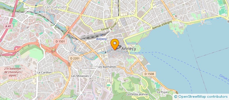localisation de l'entreprise MATEC à ANNECY